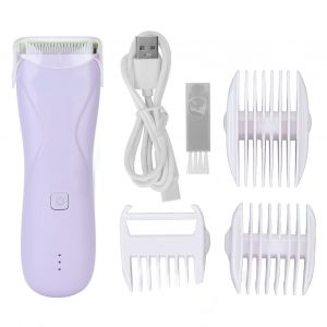 Tondeuse A Cheveux Electrique Portable, Faible Bruit, Etanche Ipx7, Pour Bebe, Violet - Neuf
