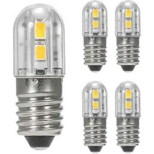 2 paquet d'ampoules LED 6v E10 avec base à vis 2835 4 puces Smd mise à niveau jaune pour lampe de poche de phare lampe de poche - Neuf