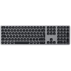Clavier Sans Fil En Aluminium Avec Pav&eacute; Num&eacute;rique, Qwertz Allemand, Clavier Bluetooth Pour Macbook Pro/Air, Ipad Pro/Air Mac, Imac Et Plus - Disposition De - Neuf