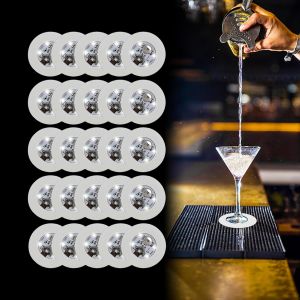 Dessous De Verre Led (Blanc), Lot De 25, Pour Boissons, Verres, Bouteilles D'alcool, Caf&eacute;, Th&eacute;, Bi&egrave;re, Vin. - Neuf