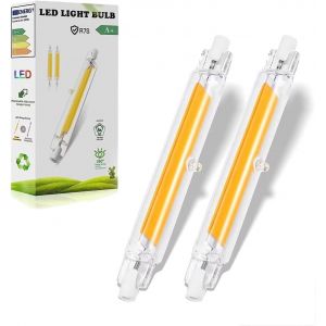 Kalanka-Ampoule Led R7s 78mm 10w Gradable - &iquest;&iquest;Quivalent 100w Halog&iquest;&iquest;Ne, 1000lm Blanc Chaud 3000k - &iquest;&iquest;Conomise 90% D'&iquest;&iquest;Nergie, Sans Scintillement 360&iexcl;&Atilde; (Lot De 2) - Neuf