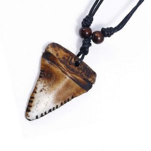 Qingwen Nouveau Vintage Tissé À La Main Résine Homme S Collier Approvisionnement Transfrontalier Zone Touristique Collier Ornement - Neuf