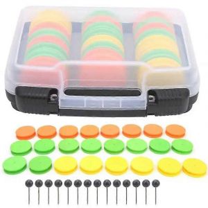 24pcs Eva Mousse Bobines P&ecirc;che Ligne Enrouleur Crochet Planche 63x15mm Ext&eacute;rieur Mer Glace Bateau Durable Bobines P&ecirc;che Bo&icirc;te Bo&icirc;tes De P&ecirc;che Bo&icirc;tes - Neuf