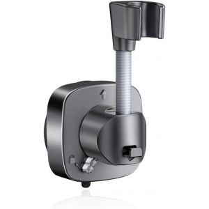 Support Pommeau de Douche, Support Douche Ventouse, Mural-Sans Percage Supports Douchette Mural, Lavable &agrave; l'Eau, , pour Les Surfaces en Marbre, Carrelage, Verre - Neuf