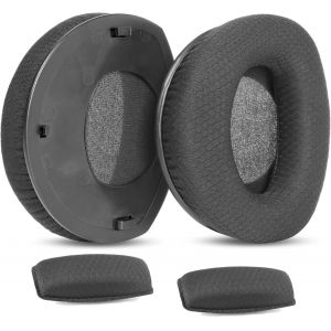 KAL-Coussinets D'Oreille Coussinets De Remplacement Compatibles Avec Le Casque Sennheiser Hdr160 Hdr170 Hdr180 Pour Le Système D'Écouteurs Rf Rs160 Rs170 Rs180 Avec Tissu En Maille - Neuf