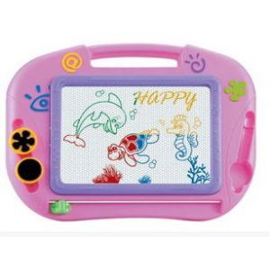 Jouet Pour Tout-Petits De 1 An, Grande Ardoise Magnétique Magique Avec Pieds, Bloc-Notes Effaçable Coloré, Cadeau D'anniversaire De Noël Pour Enfants De 1, 2 Ou 3 Ans, Rose - Neuf