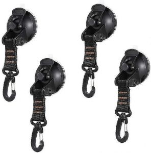 Dww-4pcs Ancre De Ventouse, Ventouses D'ancrage, Ancre De Ventouse Robuste Avec Fixation De Crochet D'arrimage, Auvent De Vent D&iquest;Vent - Neuf