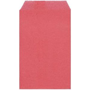 Rose Rose Plat Moyen Papier Sulfurisé Sacs 3"" X 5"" (8 X 13,3cm) Paquet De 100-Boulangerie Bonbons Cartes Timbres Cadeau De Fête - Neuf