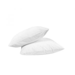 Lot De 2 Oreillers Percale De Coton - Plumettes - 60 X 60 - Mortreux - Neuf
