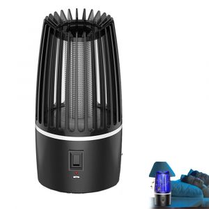 Lampe anti-moustiques &eacute;lectrique rechargeable avec lumi&egrave;re UV et dispositifs de s&eacute;curit&eacute; - Neuf