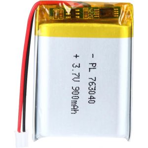 Batterie lithium-ion 3,7 V 900 mAh 763040 mAh avec connecteur 2P PH avec grille de 2,0 mm - Neuf