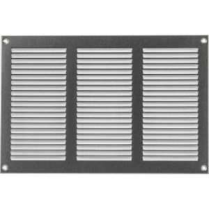 KALANKA-300x200mm Galvanisé Métal Grille de Ventilation - Grille D'aération avec Moustiquaire - Neuf