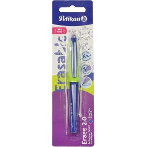 Tianyi-Erase 2.0 Stylo Effaçable Ergonomique Encre Bleue Pour Droitier Et Gaucher Pour L'école Pointe M Indéformable, Recharge Bleue Incluse - Neuf