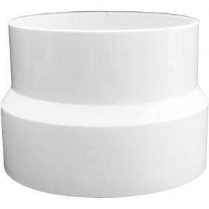 Réducteur Conduits en ABS - 160mm à 180mm Adaptateur Universel pour Tuyau de Ventilation - Connecteur de Réduction (160mm à 180mm) - Neuf