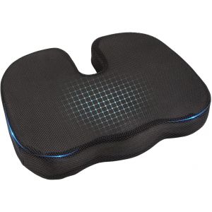 Coussin D'assise Orthop&eacute;dique Pour Chaise De Bureau,Coussin De Coccyx,Coussin De Si&egrave;ge Ergonomique,Coussin D'assise En Mousse &Agrave; M&eacute;moire De Forme,Coussin De Coccyx,Coussin De Soulagement Pour - Neuf