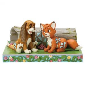 Disney - The Fox And The Hound - Figurine 10.5 Cm - Showcase Collection - Traditions - Fox And Hound - Neuf