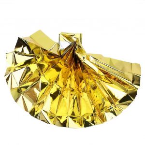 5pcs Ext&eacute;rieur Imperm&eacute;able &Agrave; L'eau Survie D'urgence R&eacute;serve De Chaleur Couverture R&eacute;fl&eacute;chissante Camping Randonn&eacute;e Tremblement De Terre Sauvetage Premiers Soins Fournituresgold - Neuf