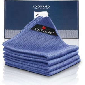 KALANKA-Barista Accessoires Barista Lot de 4 Chiffons de Nettoyage 30 x 30 cm pour Nettoyer Votre équipement de café, Chiffons Barista extrêmement absorbants pour Plante à Vapeur et Machine - Neuf