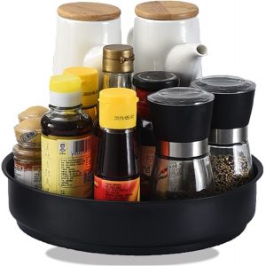 Tianyi-Etagere A Epices Rotative Pour La Cuisine,Range Epices Cuisine, &Eacute;tag&egrave;re &Agrave; &Eacute;pices Rotative Pour Ranger Les &Eacute;pices Et Les Bocaux Dans Le Garde-Manger, Porte Epice En Acier Inoxydable - Neuf