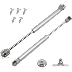 Lot De 2 Verin A Gaz,120n/12 Kg Verin Meuble Ressort Amortisseurs &Agrave; Gaz,Charni&egrave;res &Agrave; Fermeture Douce,Verin Hydraulique Verin Placard Pour Armoires Cuisine(2,120n) - Neuf