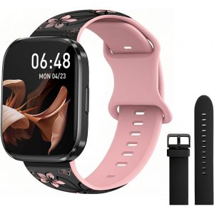 Montre Connect&eacute;e Homme Femme, 2.1"" Smartwatch Avec 113+ Modes Sportifs, Etanche Ip68 Montre Connect&eacute;e Sport Avec Podometre/Cardio/Moniteur De Sommeil Pour Ios/Android&iquest;Sculpture &Agrave; L[MON8300229] - Neuf
