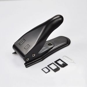 Un Coupe-Cartes De Téléphone Portable À Double Usage À Double Couteau Noir, Coupe-Cartes De Téléphone Portable, Coupe-Cartes Pour Apple Android - Neuf