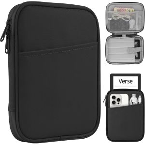 Housse Universel Pour 7"" Kindle Paperwhite/Colorsoft 2024 Compatibility 6.8"" Paperwhite 2021 And 6""-6.8"" Kobo/Tolino/Sony Ereader With Anti-Drop Android Tablet Sleeve Case,Noir - Neuf