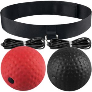 Jgd-Balle De Boxe T&ecirc;te Reflex Ball - Jeu De Boxe Pour Entra&icirc;nement Boxe &Agrave; La Maison - Accessoires Boxe Et &Eacute;quipement Reflex Ball Boxing - Cadeau Boxe Homme Femme - Balle Boxe Kickboxing - Neuf