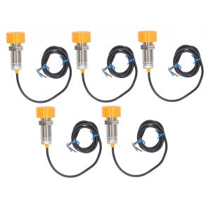XYONG Lot de 5 interrupteurs de proximite normalement ouverts, non integres, PNP, capteur de proximite, 6-36 V CC, protection IP65 - Neuf