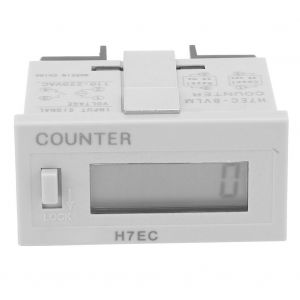 Compteur totalisateur electrique numerique avec entree de tension, ecran LCD a 6 chiffres (CA 110-220 V) - Neuf