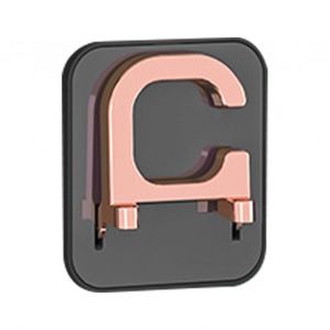 HJLIAN Support mural pour seche-cheveux, organiseur pour seche-cheveux, outils de soins capillaires pour salle de bain, hotel, noir, or rose - Neuf