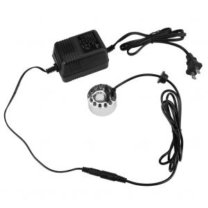HJLIAN 1 brumisateur lumineux multicolore a 12 LED pour fontaine et etang, prise US 110 V - Neuf