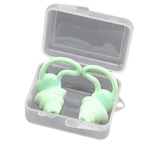 Bouchons D'oreille De Natation Imperméables En Silicone Insonorisés À Trois Couches- A - Neuf