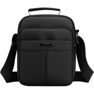 TIANYI-Sacoche Homme Sacs à Bandoulière Vintage Sacoche Bandoulière Petit Toile Shoulder Bag Crossbody Cartable Besace Pochette Sacs à main pour Voyage Loisirs Vacances - Neuf