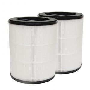 2 Pack de Remplacement Compatible H13 HEPA Filtre charbon pour Purificateur d'Air Filtration Air Clean - Neuf