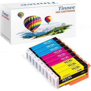 550XL 551XL Cartouches d'encre Remplacement pour Cartouche Canon 550 551 XL Canon 551XL pour MG5650 MG5550 MX925 MX725 IP7250 IX6850 MG5450 MG7550 MX920 MG5400 MG6450 MG6650 MG7500 IP7200 - Neuf