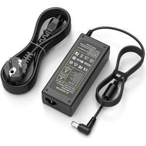 acdsgd-Shefor 19V Chargeur Alimentation Compatible avec LG Electronics 20"" 22"" 23"" 24"" 27"" 29"" 34"" Monitor LCD LED HD TV Widescreen Flatron IPS236V E2351T E2750VR, Samsung 32'' J4000 J4300 J525D Adaptador - Neuf