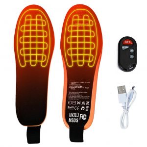 Semelles Chauffantes Rechargeables Par Usb Pour Chaussures, Semelles Interieures Chauffantes Decoupables Pour Femmes Et Hommes, Semelles Interieures Chauffantes D'hiver - Neuf