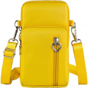 RFCBC-Sac à bandoulière pour femme, pochette étanche pour téléphone, sac à fermeture éclair, petit sac à main à bandoulière pour iPhone 15 Pro Max/15/14/13/12/11, Samsung Galaxy S23 S22 ou téléphone - Neuf