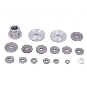 XYONG Fraise a engrenages HT250 en fonte grise, 17 pieces/ensemble, pour mini-tours, pour machines de decoupe de metaux - Neuf