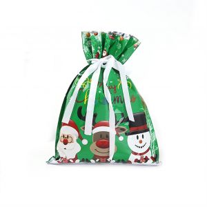 10pcs No&euml;l Party Cadeau Sacs avec cordon de No&euml;l emballage cadeau - Neuf