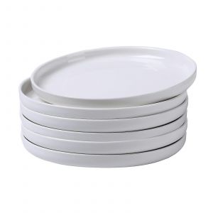 Service De Table Blanc 6 Assiettes Pour Dessert Et Salade - Neuf
