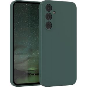 Sjzg-- Housse En Silicone Pour Galaxy A35 Housse Souple Antichoc Housse Pour Portable Avec Protection Pour Appareil Photo Fines Premium Protection Cover Tpu Phone Bumper En Vert Nuit - Neuf