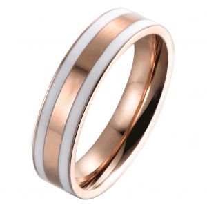 Bagues De Mariage Simples En Acier Titane Pour Femmes, Bagues De Couple Tendance (Women5#) - Neuf