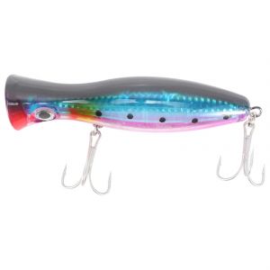 1pcs Popper P&ecirc;che 3d Augen Avec Hame&ccedil;ons Triples 12cm 42g Topwater Dur Leurre Souple En Plastique Isca Artificiel - Neuf