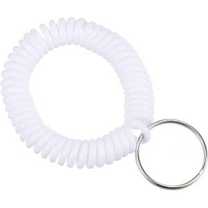 Porte-Clés Spirale De Bobine De Poignet : Pack De 4 Pour Le Sport Et L¿Utilisation En Plein Air - Neuf