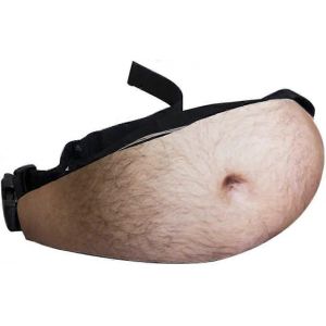 Papa Sac Faux Bi&egrave;re Ventre Taille Pack Unisexe Fanny Pack &Eacute;l&eacute;phant Blanc Cadeaux Dr&ocirc;le Gag Cadeaux - Neuf