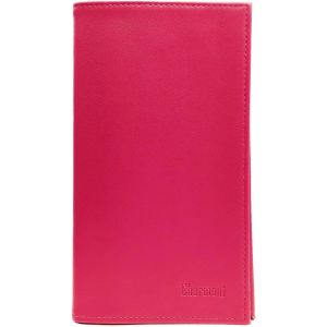 TRAHOO-- Etui Porte ch&eacute;quier Porte Carte cr&eacute;dit pi&egrave;ce d'identit&eacute; (A07 Fuchsia) - Neuf