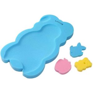 &Eacute;ponge De Bain Pour B&eacute;b&eacute; Coussin Antid&eacute;rapant Mignon Dessin Anim&eacute; &Eacute;ponge De Corps &Eacute;ponge De Bain Douce Pour Nourrisson Coussin Antibact&eacute;rien Tapis De Bain Pour B&eacute;b&eacute; Nouveau-N&eacute; Sans Odeur A-Bleu - Neuf