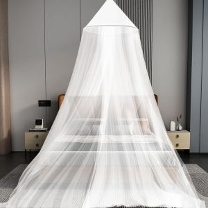 Kal-Moustiquaire De Lit, Moustiquaire Lit 2 Places, Grande Moustiquaire, Filet Moustiquaire Lit, Moustiquaire Voyage,Moustiquaire Lit Bebe Blanc (60 X 250 X 900cm) (C) - Neuf